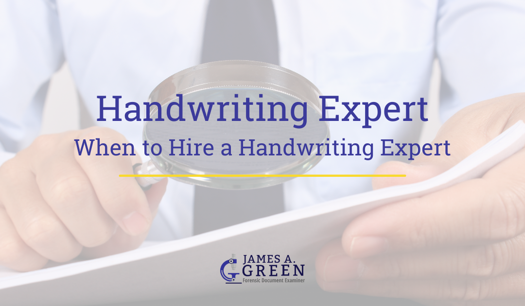 handwriting expert