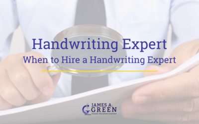 When to Hire a Handwriting Expert