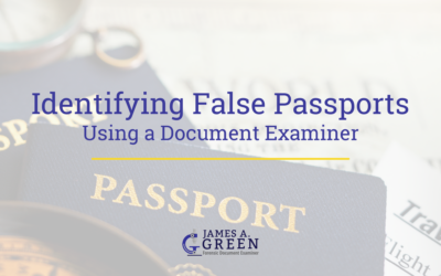 Identifying False Passports Using a Document Examiner