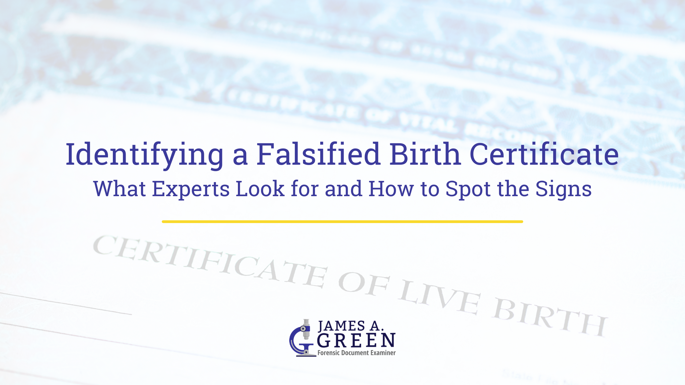 fake birth certificate